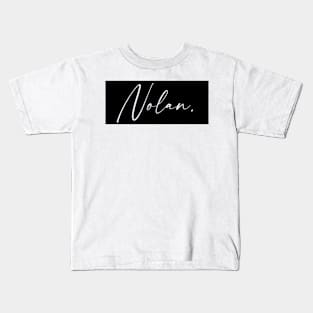 Nolan Name, Nolan Birthday Kids T-Shirt